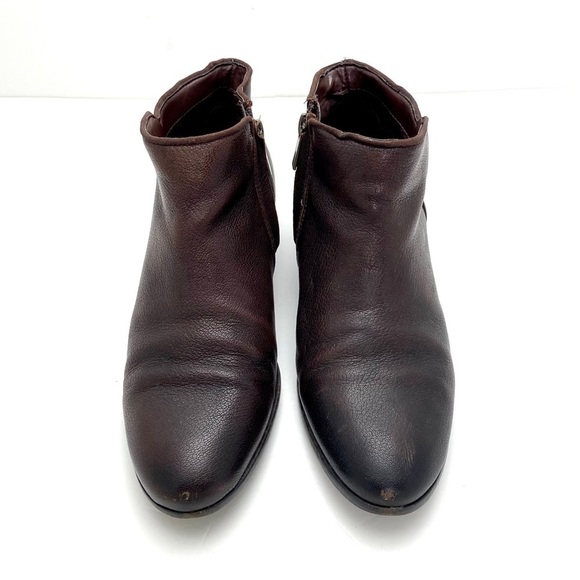 SAM Edelman Petty Ankle Chelsea Bootie in Dark Brown - Picture 2 of 10